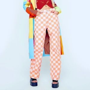 The Ragged Priest Checkered Jeans